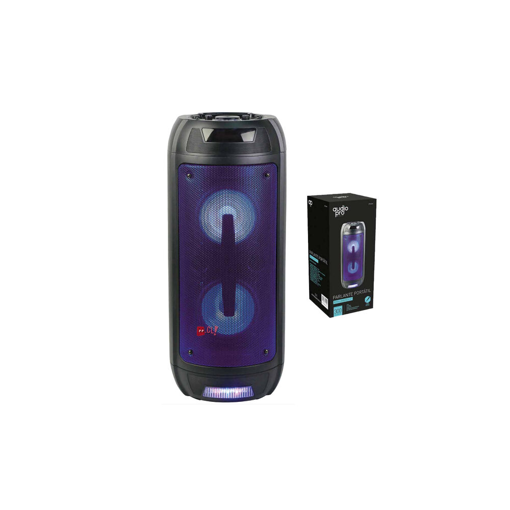 Parlante Bluetooth Iluminación Azul Incluye Micrófono - Ps image number 1.0