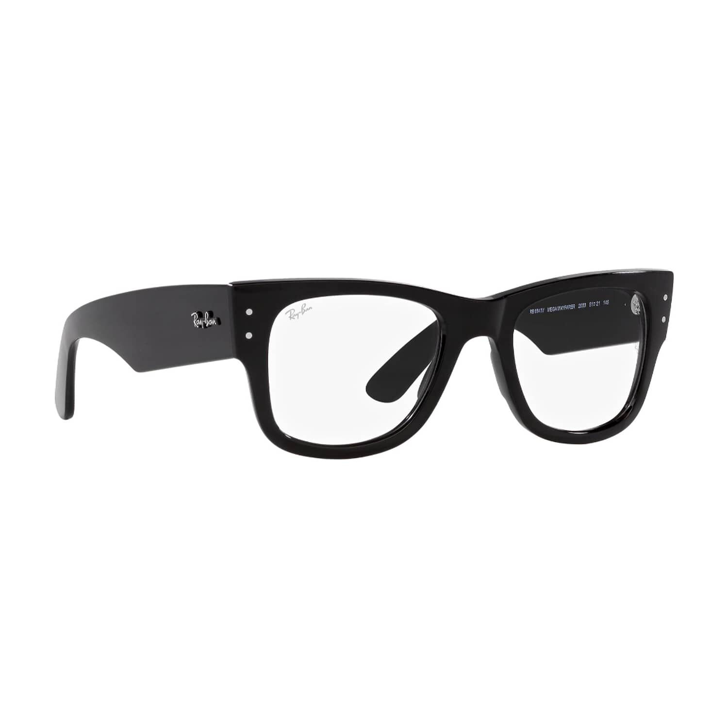 Lentes &Oacute;pticos Mega Wayfarer Black Ray-ban Optical image number 11.0