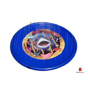 Alfombra Piscina Lanza Chorros De Agua 170cms Tibur&oacute;n - Ps