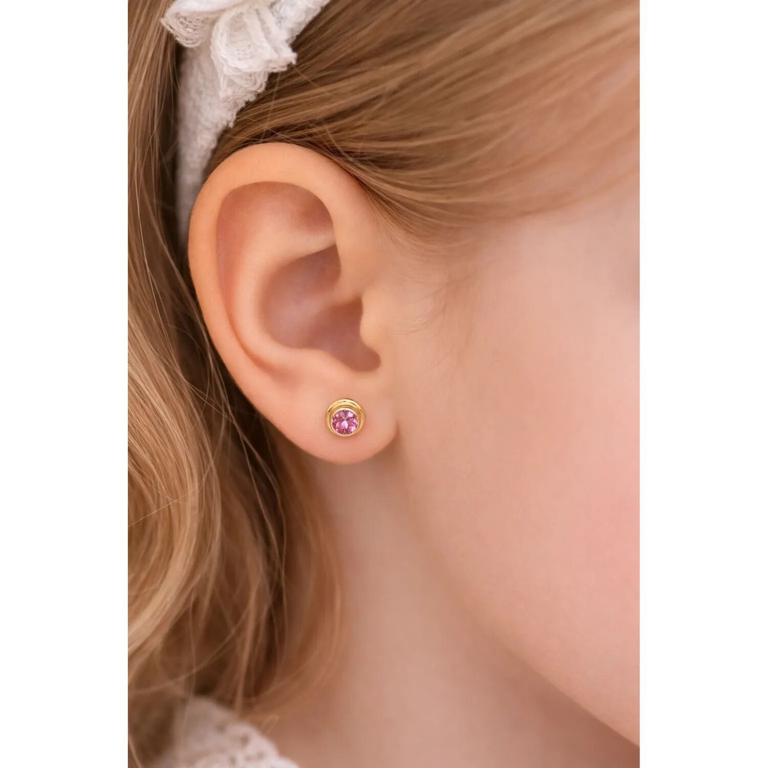 Aros Abridores Chat&oacute;n Circ&oacute;n 4mm N1 Oro 14k Beb&eacute; image number 13.0