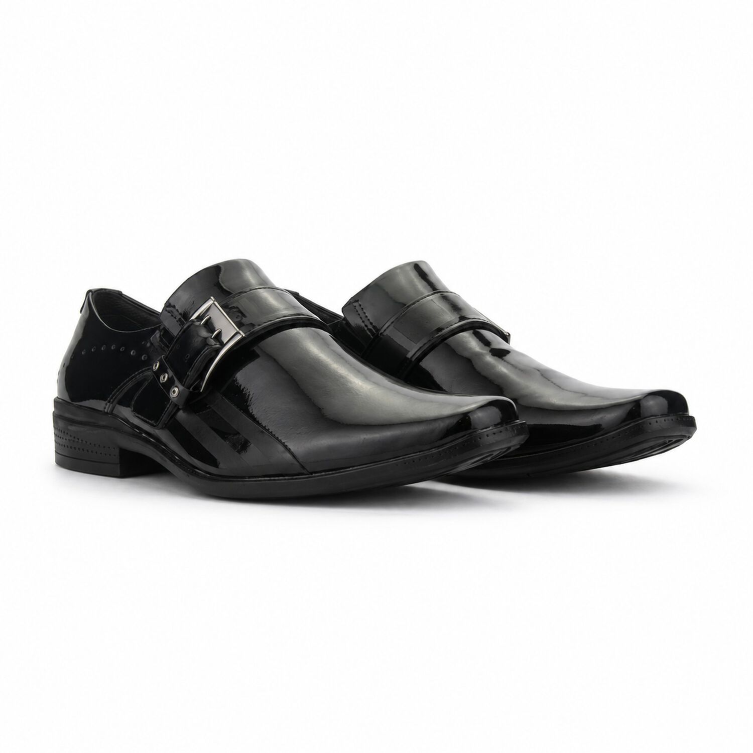 Zapato Ferracini Hombre 4373 Frankfurt Negro Charol Casual image number 6.0