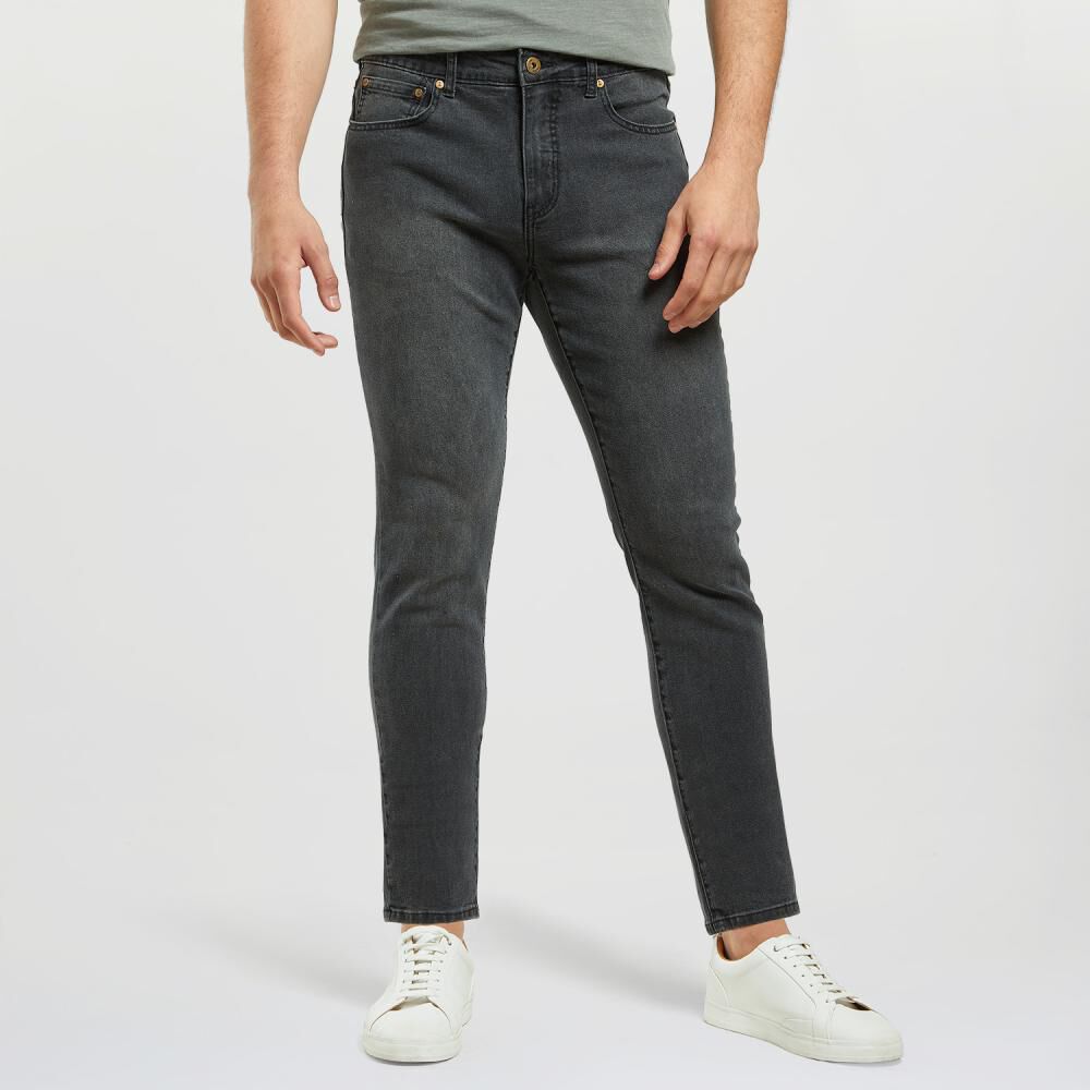 Jeans Regular Tiro Medio Slim Hombre Peroe image number 0.0
