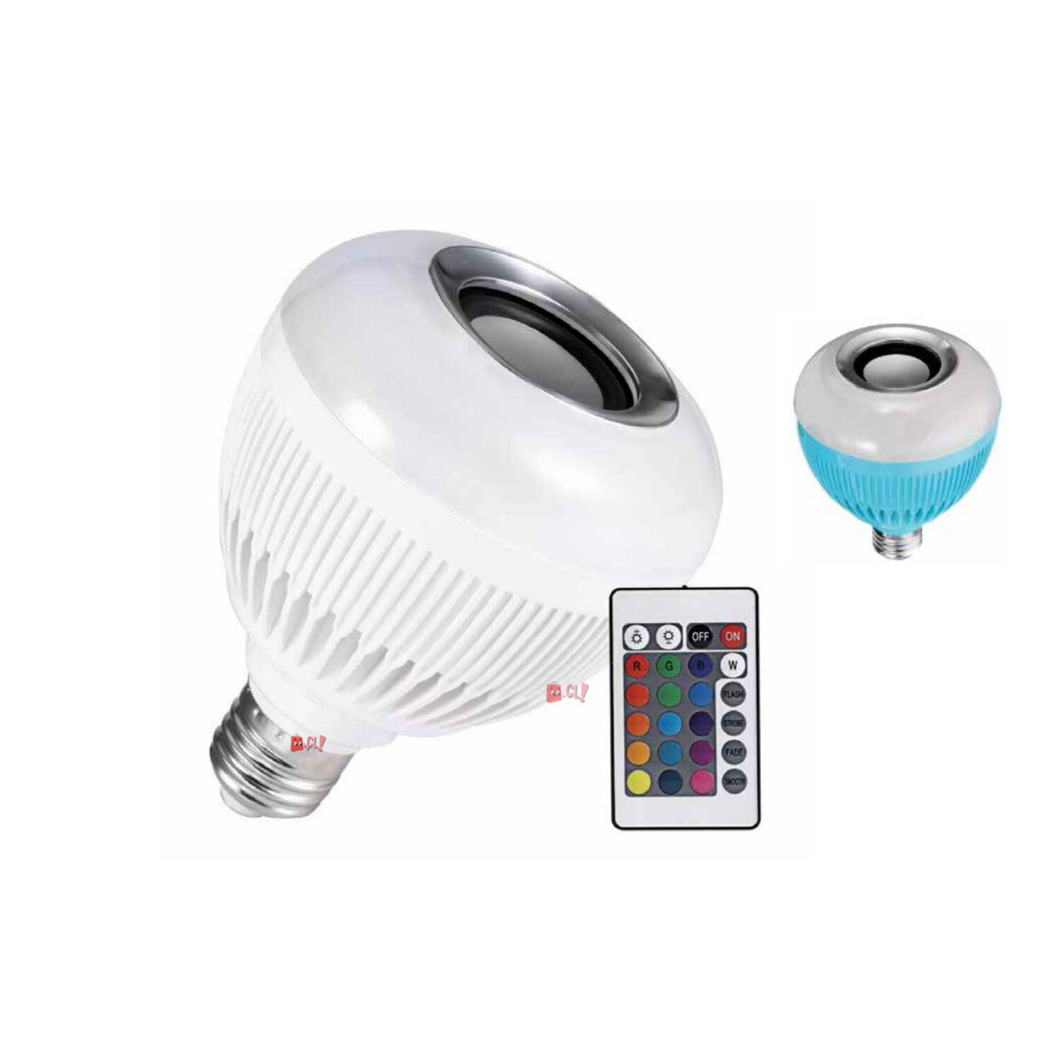 Ampolleta Led Con Parlante Bluetooth 3w Soquete Azul - Ps image number 1.0
