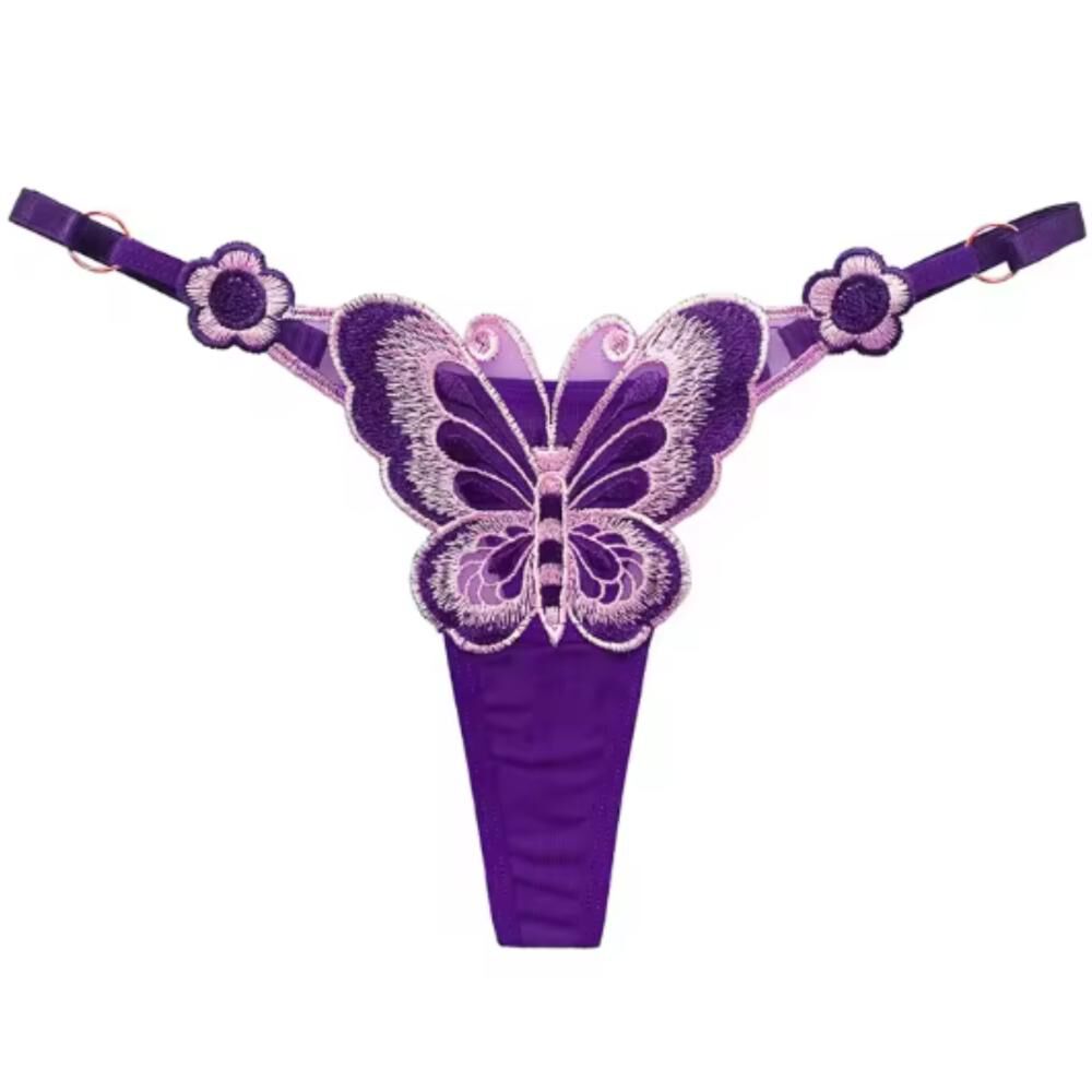 Colaless Bordado Mariposa, Cinta Ajustable Lenceria Exotica image number 24.0