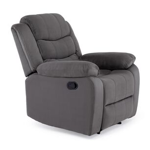 Berger Reclinable Moderno Gris Norman 2011chgr