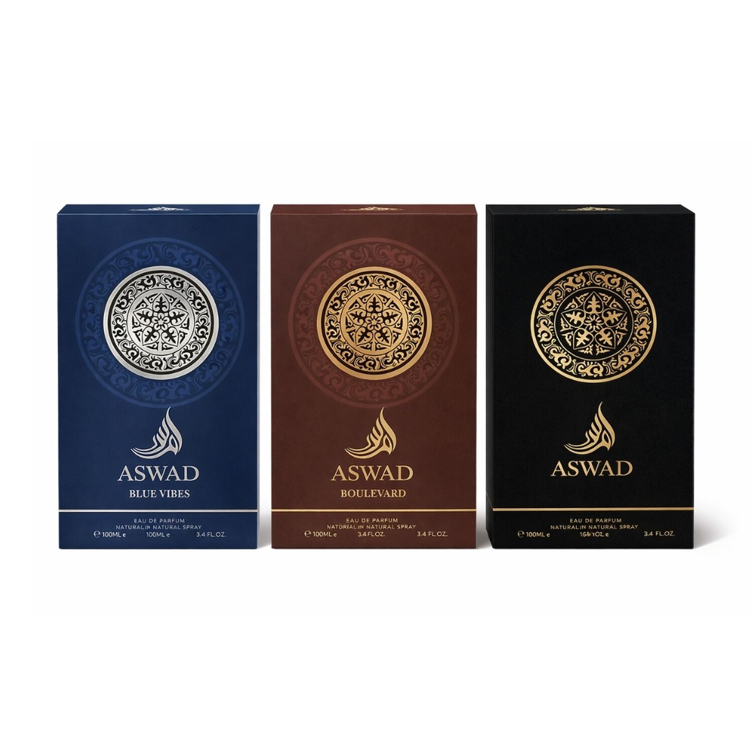 Pack Afaq Aswad Edp 100 Ml Hombre image number 1.0