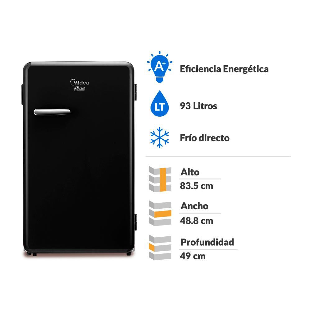 Minibar Midea MDRD142FGE30 / Frío Directo / 93 Litros / A+ image number 1.0