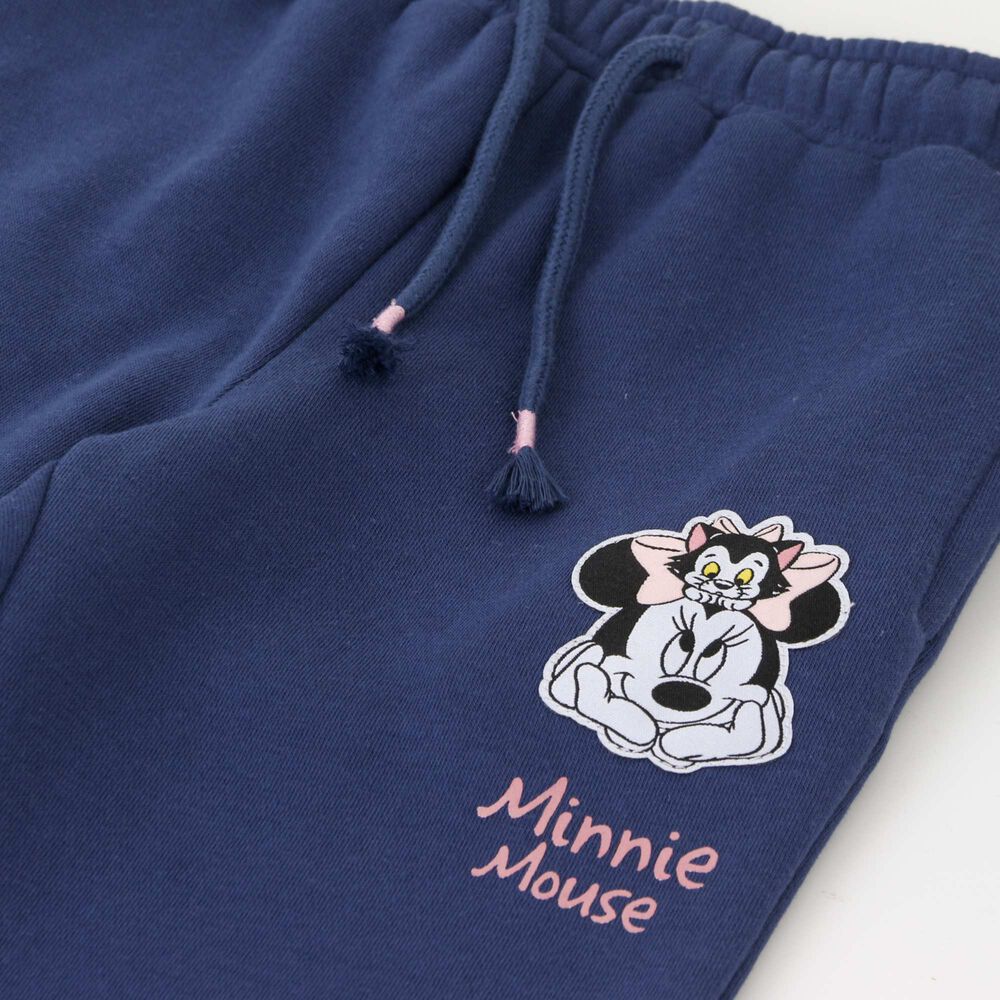 Pantal&oacute;n De Buzo Ni&ntilde;a Logo Minnie Azul Marino Disney image number 2.0