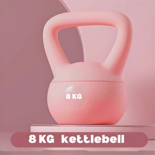 Pesa Rusa Kettlebell 8kg Crossfit Blanda Rosado