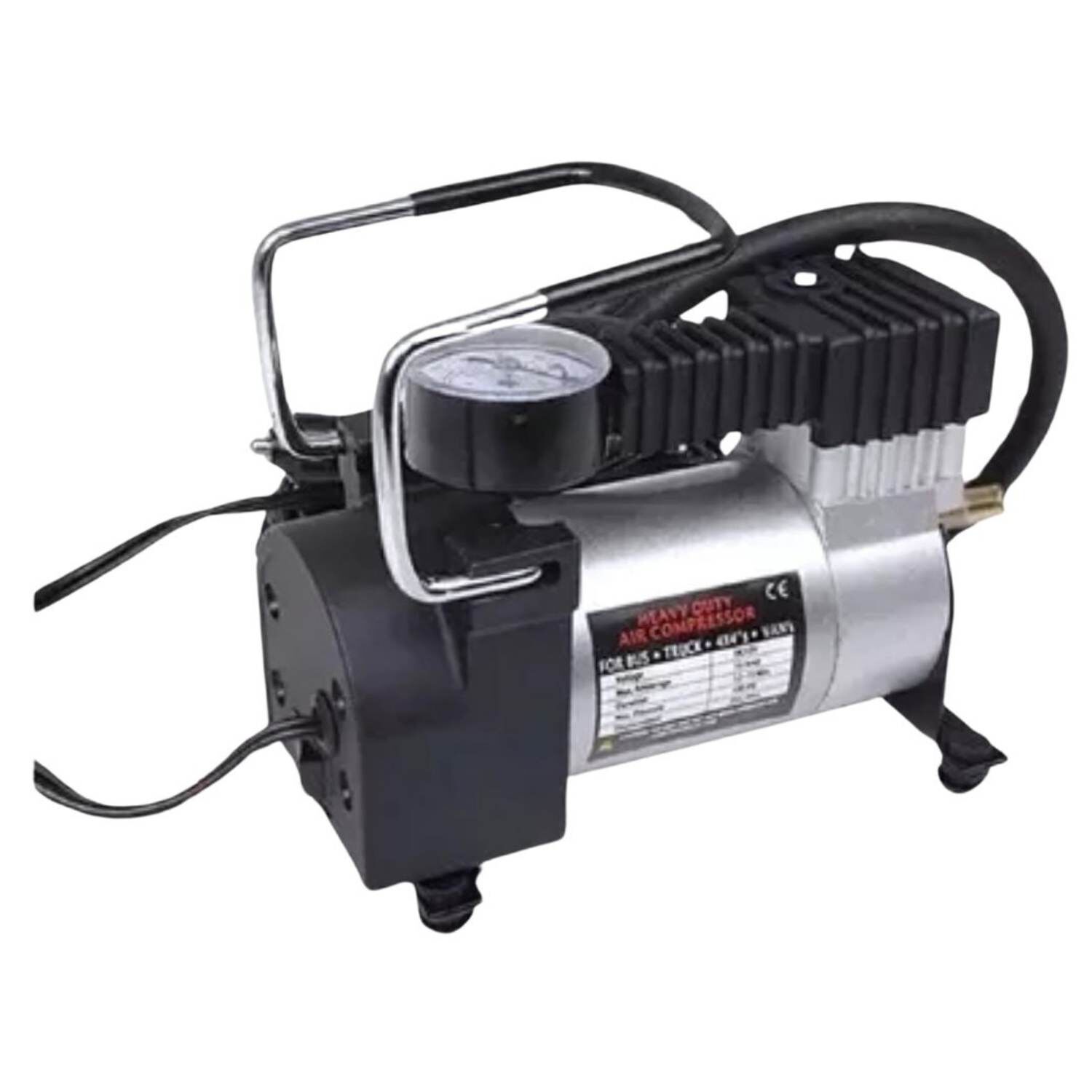 Compresor Aire Metalico Vehiculo 12v Auto Moto Alta Potencia image number 7.0