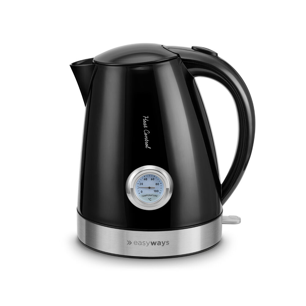 Hervidor Heat Control Negro 1,7 L Easyways image number 0.0