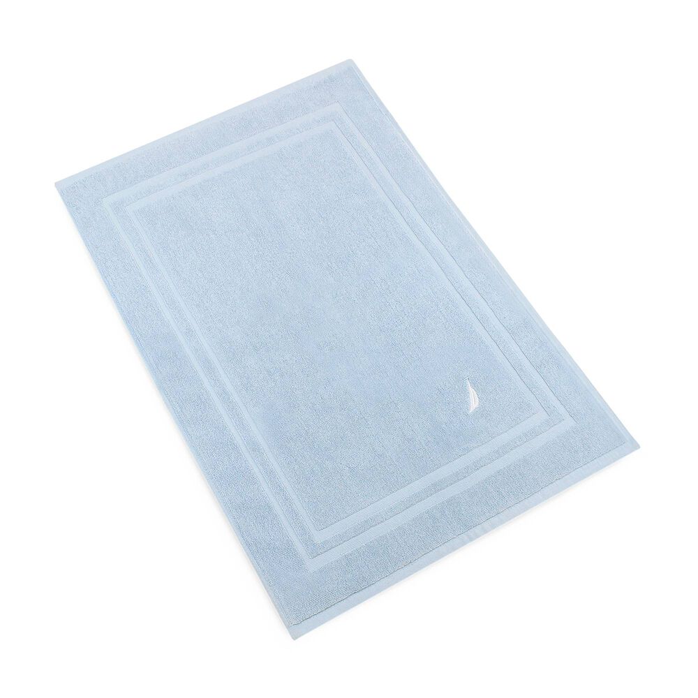Toalla De Piso Savoy Nautica Home Algod&oacute;n Premium 50x80 Cm Celeste image number 1.0