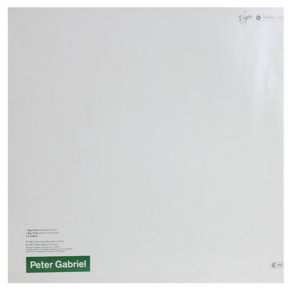 Peter Gabriel - Big Time | 12" Maxi Single Usado image number 1.0