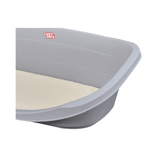 Cama Plastica Para Mascotas Con Cojin M 62x43x23 Cool Pets