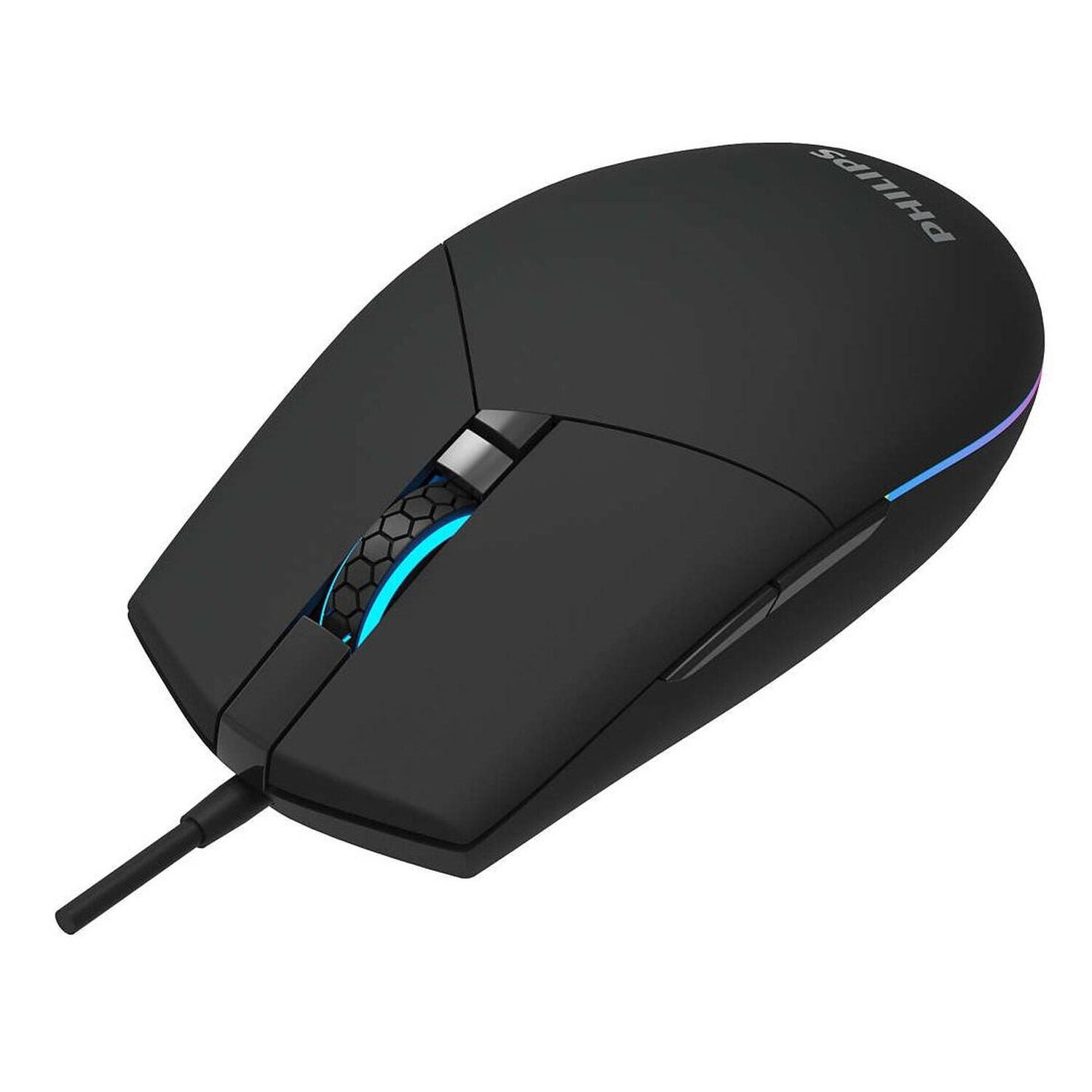 Mouse Philips Multiuso De 6 Botones Retro Iluminado Spk9304 image number 2.0