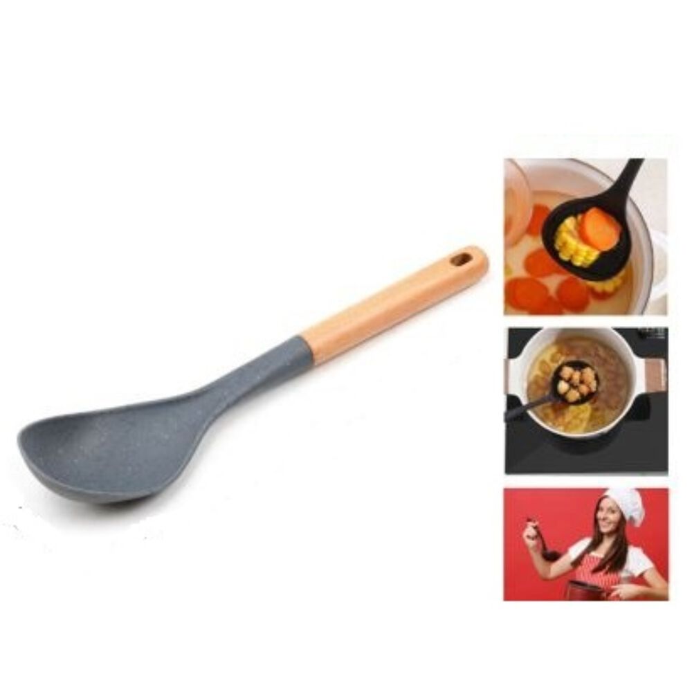 Cucharon Para Arroz Txm7-m06 Color Gris Mango De Madera image number 0.0