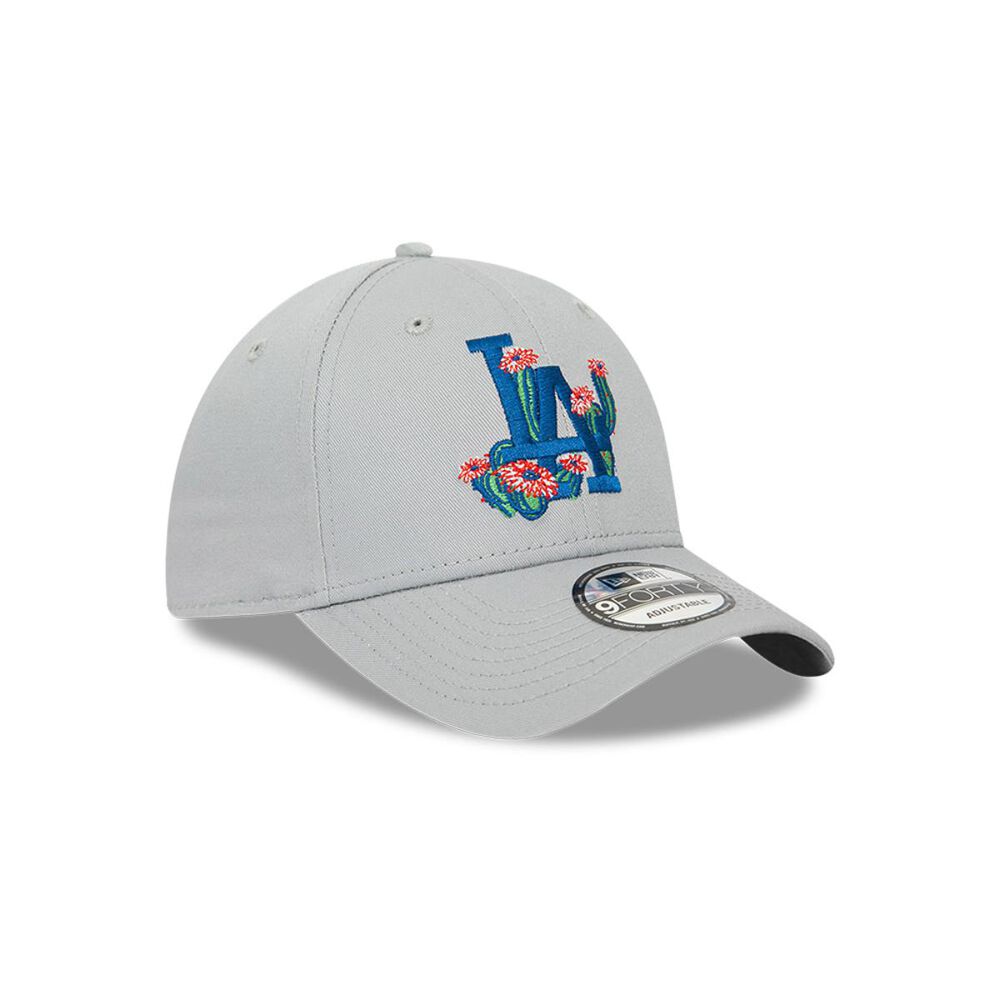 Gorra 9forty New Era Los Angeles Dodgers Flower Graphic Gris image number 2.0