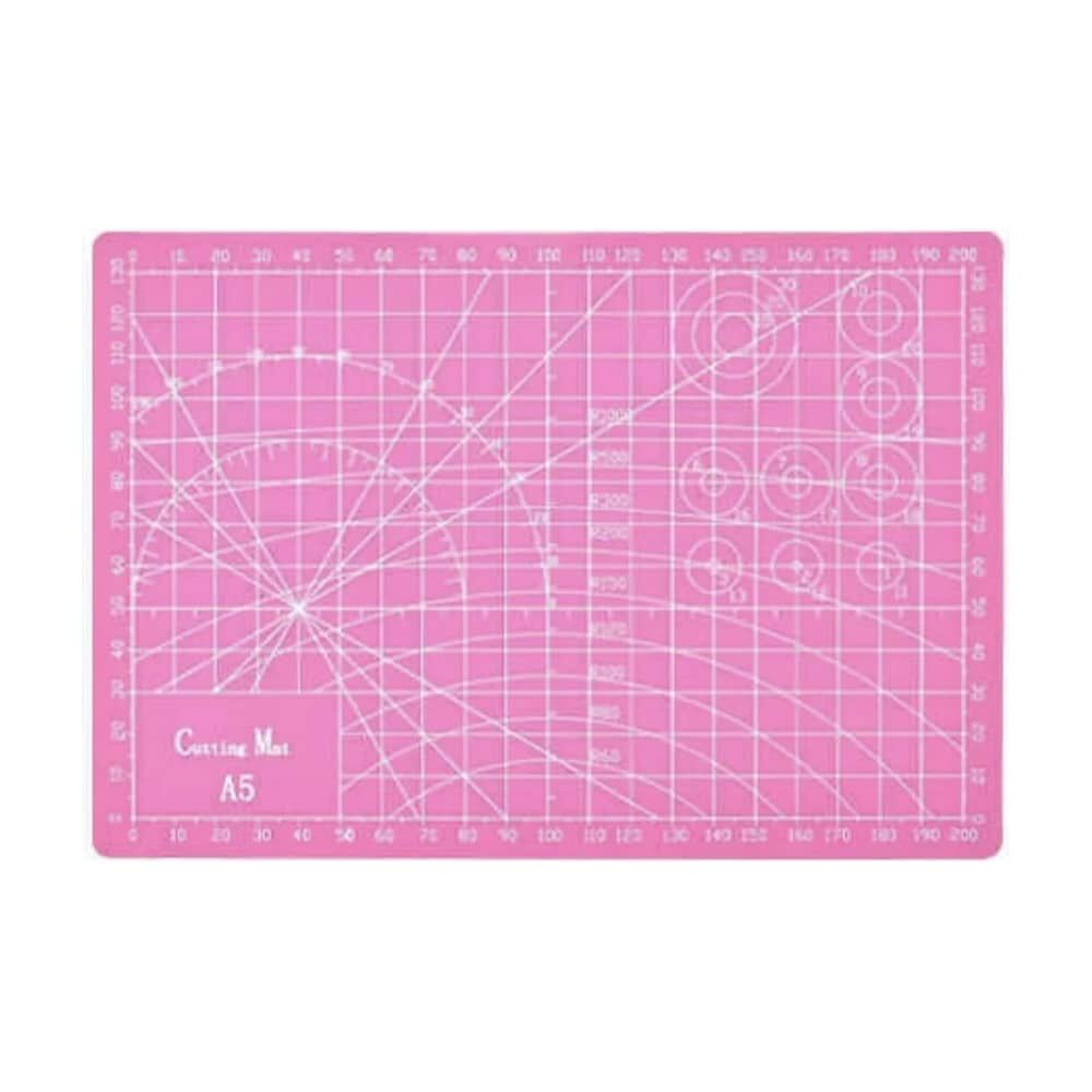 Base Tabla Cubierta Para Corte Salvacorte Mat A5 15x22 Cm. Rosado image number 0.0
