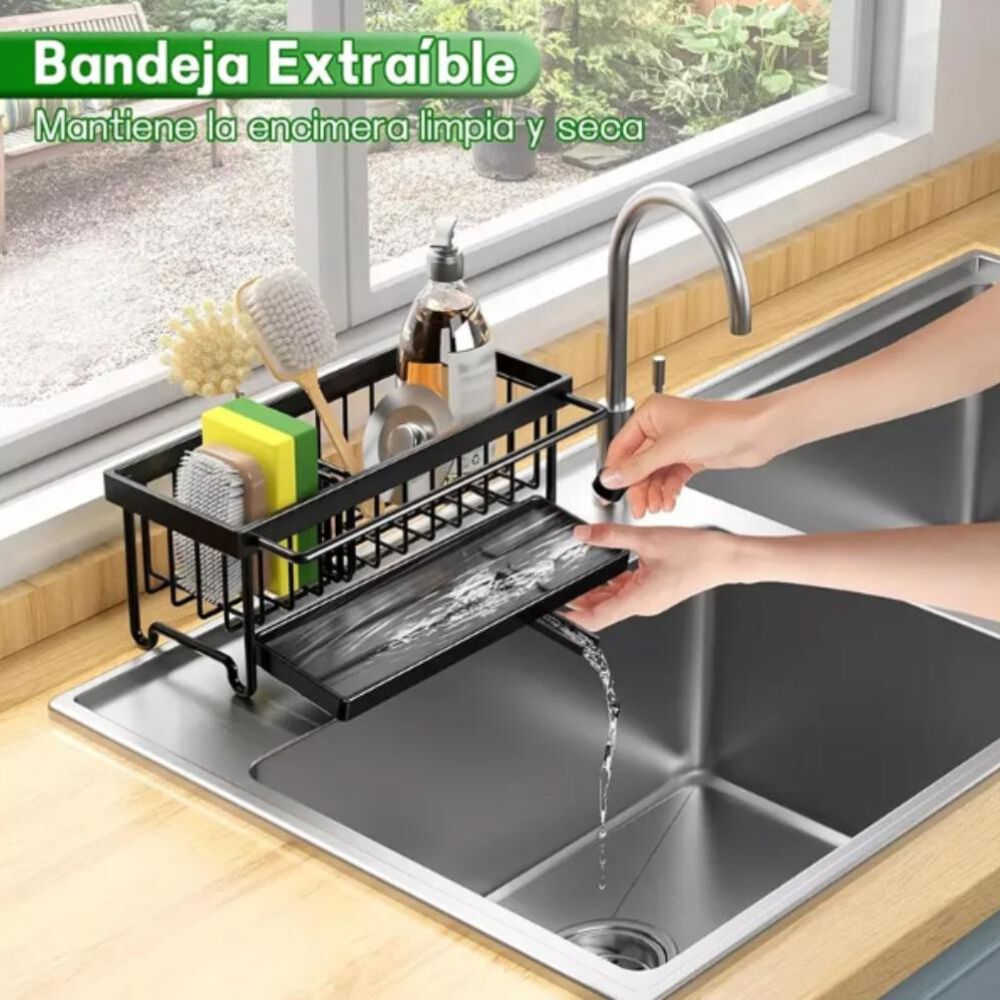 Porta Esponja Escurridor Multifuncional Para Cocina Moderna image number 6.0