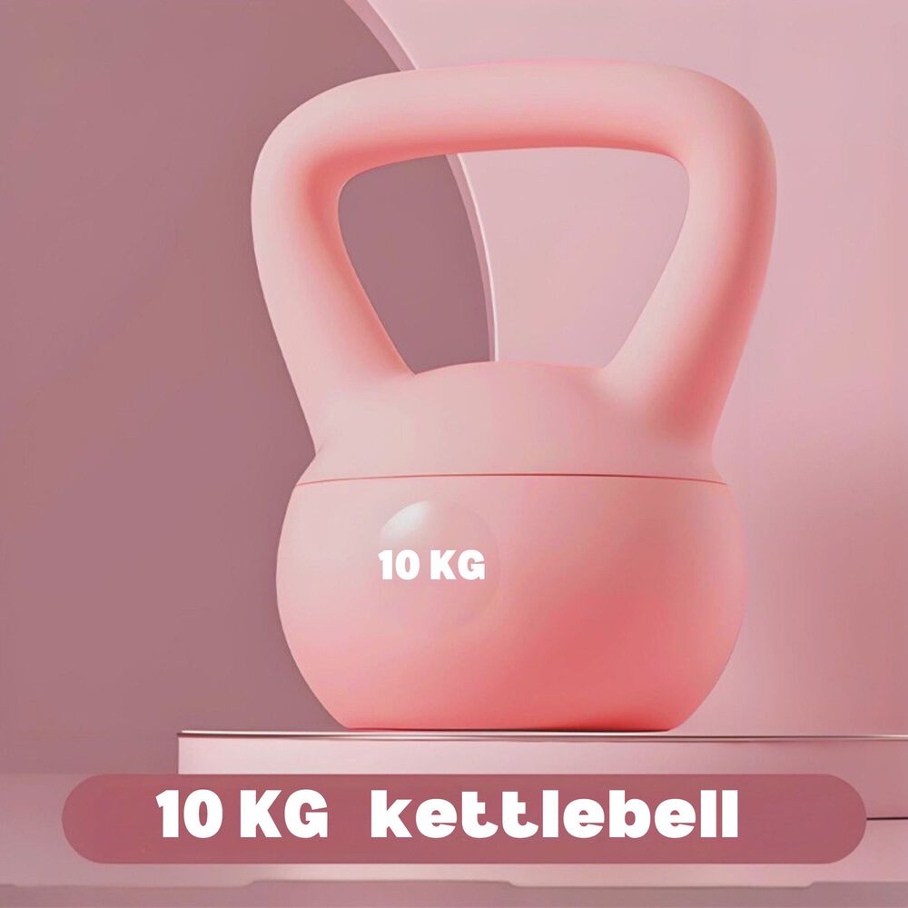 Pesa Rusa Kettlebell 10kg Crossfit Blanda Rosado image number 2.0