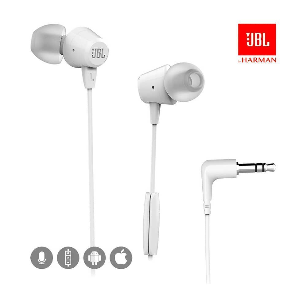 Audifono Jbl In Ear Con Manos Libre Harman C50 Hi Bass White image number 3.0