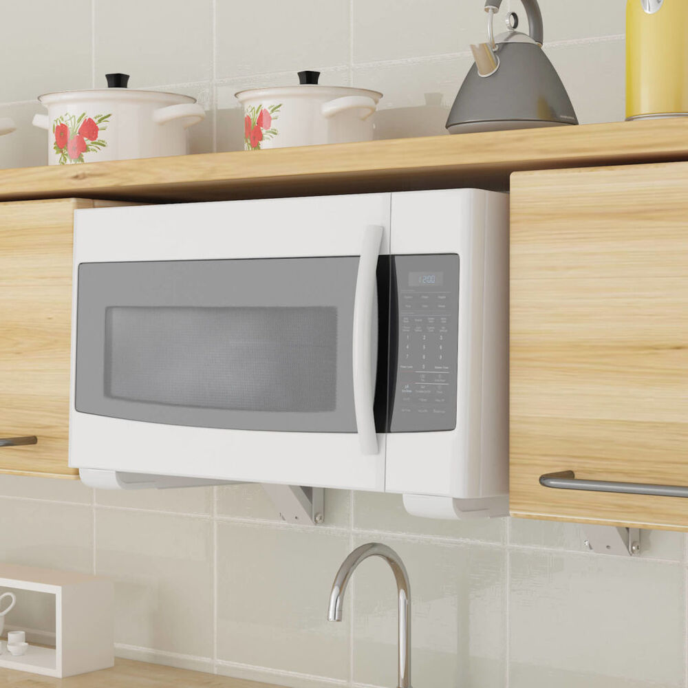 Soporte Para Horno Microondas Ajustable Blanco Brasforma image number 1.0
