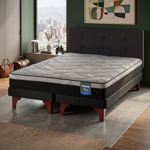 Cama Europea Flex Dream Pro / 2 Plazas + Respaldo