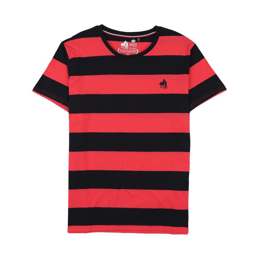 Polera Regular Manga Corta Cuello Redondo Hombre The King's Polo Club image number 0.0