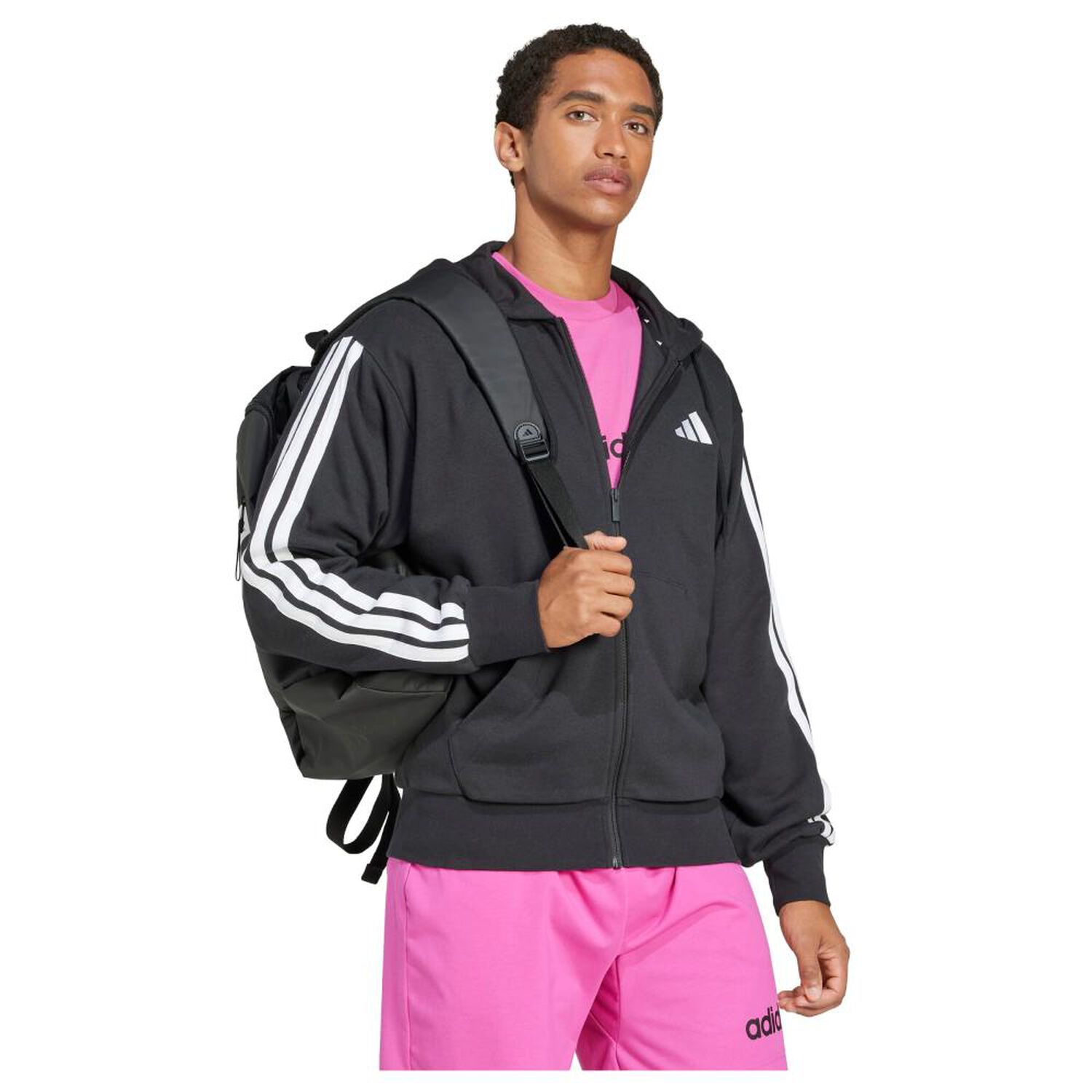 Poler&oacute;n Deportivo Hombre Adidas M 3s Ft Fz Hd image number 3.0