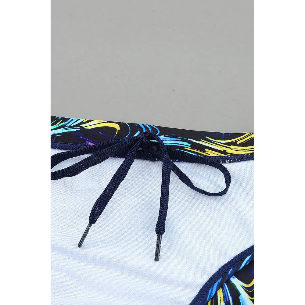 Tie Dye Traje De Ba&ntilde;o El&aacute;stico Sexy Hombre Gloriahoon image number 3.0