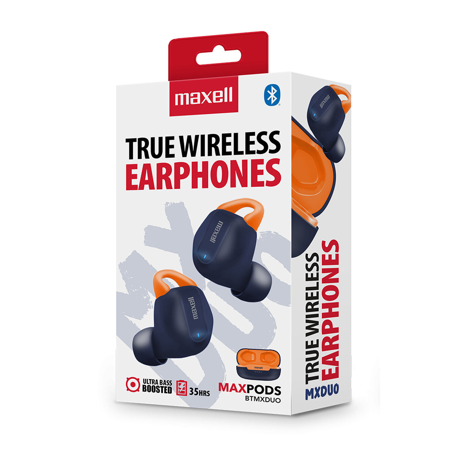 Aud&iacute;fonos Inal&aacute;mbricos Maxell Bluetooth Maxpods 35 Horas Azul image number 2.0