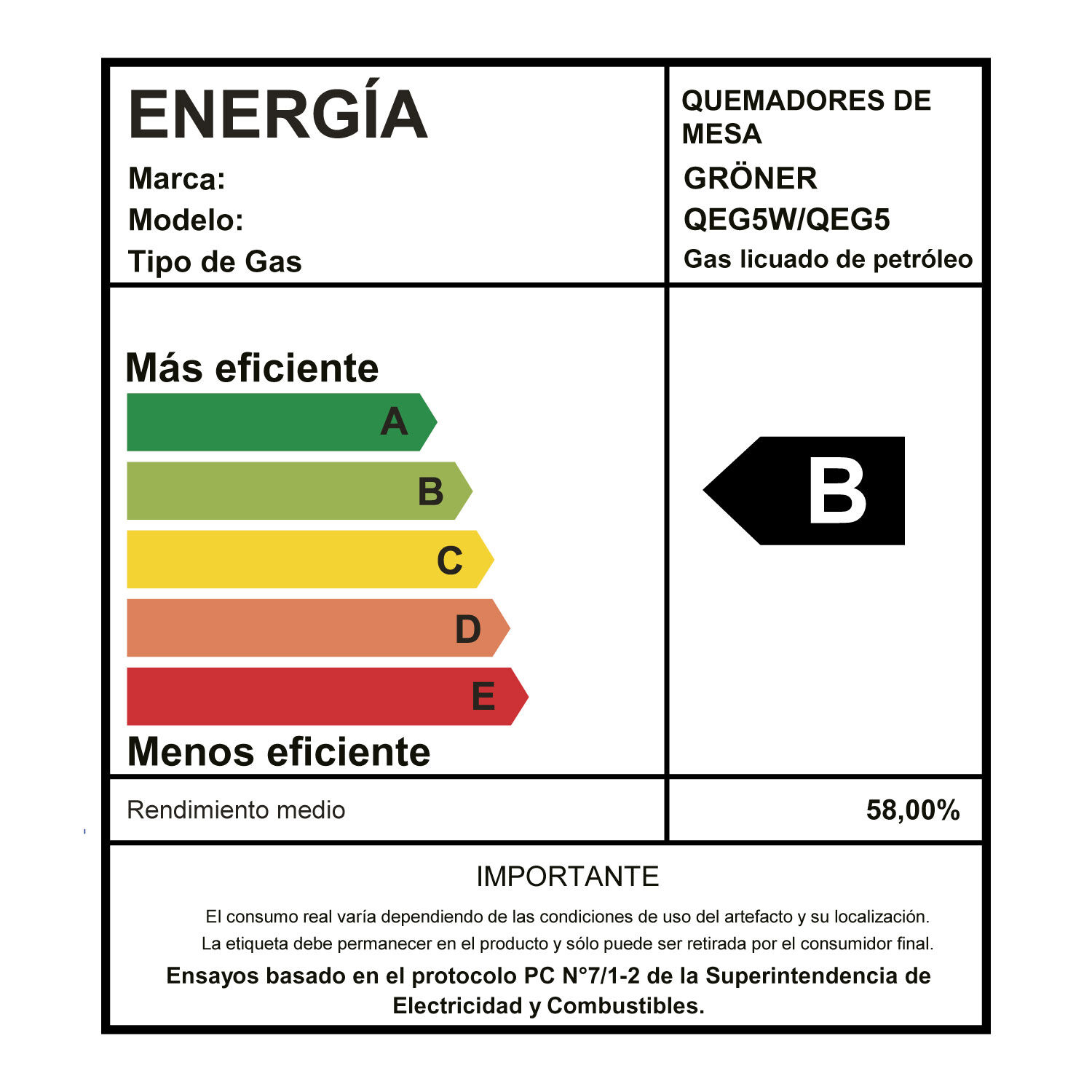 Encimera 5 Platos A Gas Inox Deluxe image number 6.0