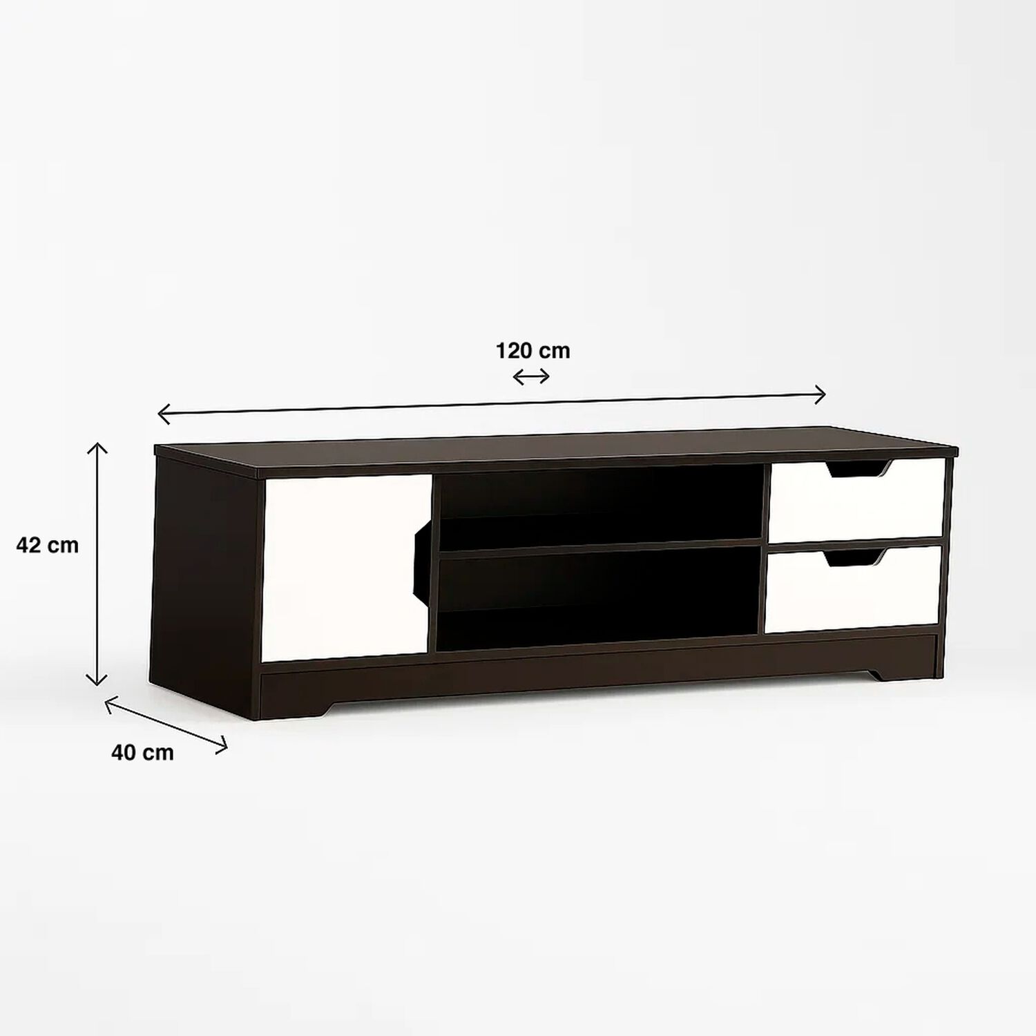Rack De Tv O Buffet Con Cajones Night Black image number 3.0