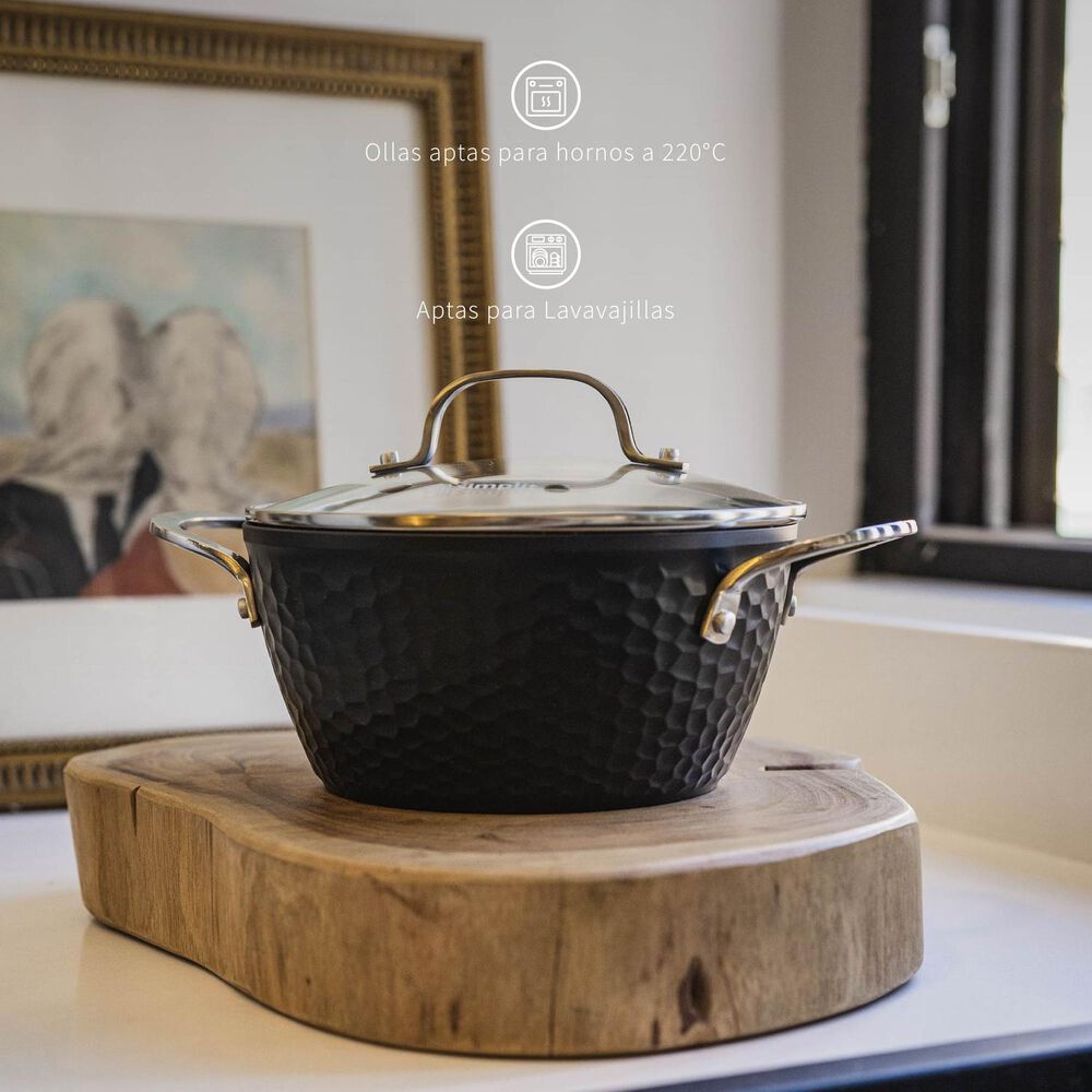 Bater&iacute;a De Cocina Antiadherente Black Copper 7 Pzs Simplit image number 2.0