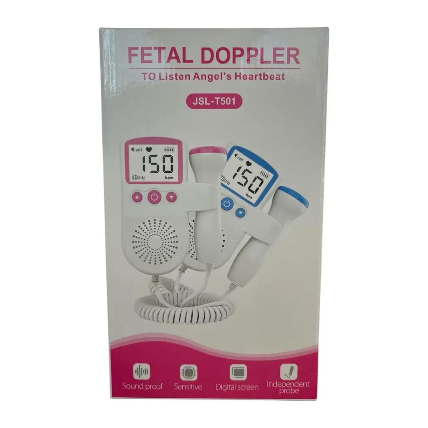 Monitor De Latidos De Bebe Fetal Doppler Infantil image number 0.0