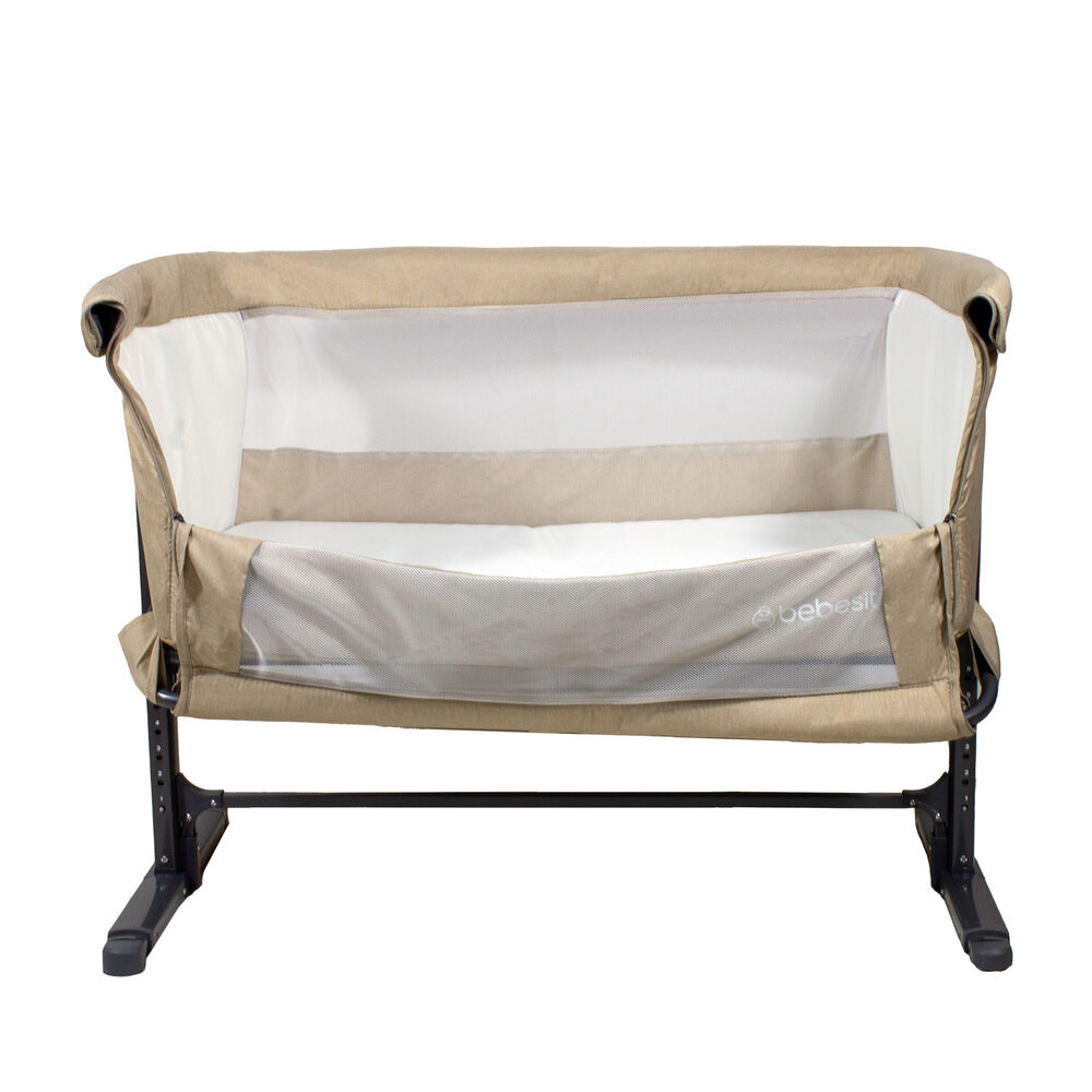 Cuna Colecho Con Mosquitero Myside Lx Beige Bebesit image number 6.0