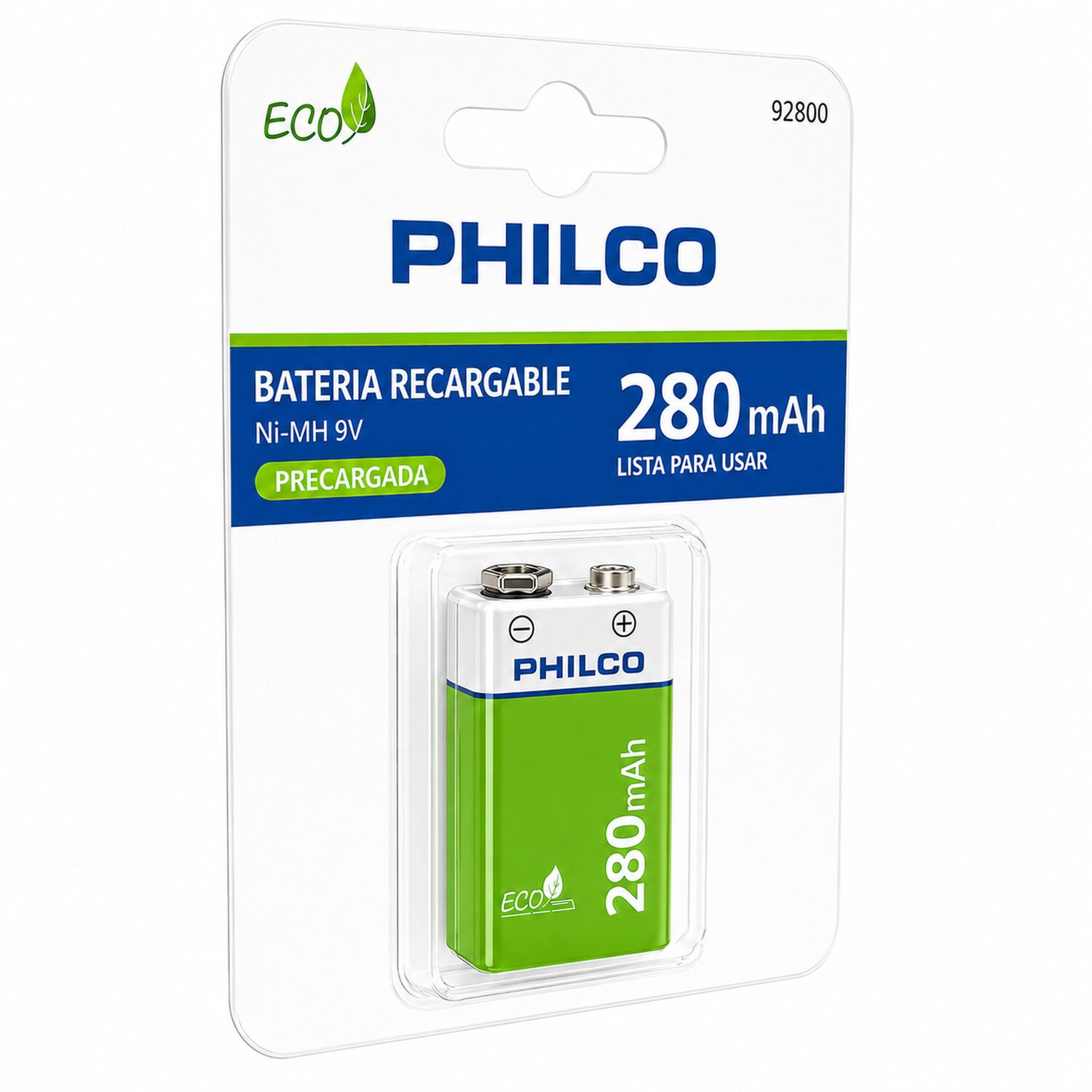 Bater&iacute;a 9v Recargable 280 Mah &ndash; Philco Eco Friendly Edition image number 7.0