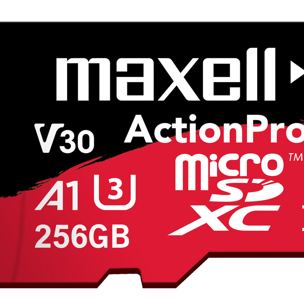 Tarjeta Microsd Maxell 256gb Uh-3 8k 100mb/s image number 1.0