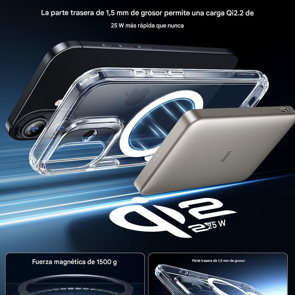 Para Iphone 17 - Pack: Carcasa Magsafe + Vidrio Templado image number 6.0