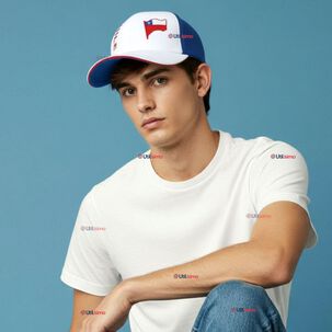 UTILISIMO Gorro Jockey Talla Única Alta Calidad Poliéster Estampado Chileno
