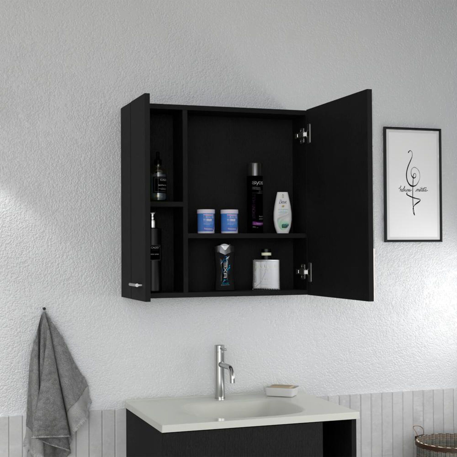 Mueble De Ba&ntilde;o Tuhome Almacenamiento Barcelona / 2 Puertas image number 1.0