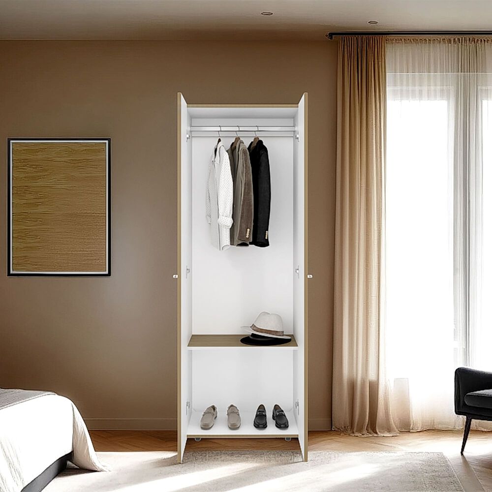 Closet 1 Colgador 2 Puertas 170x60x40,2 Cm image number 4.0