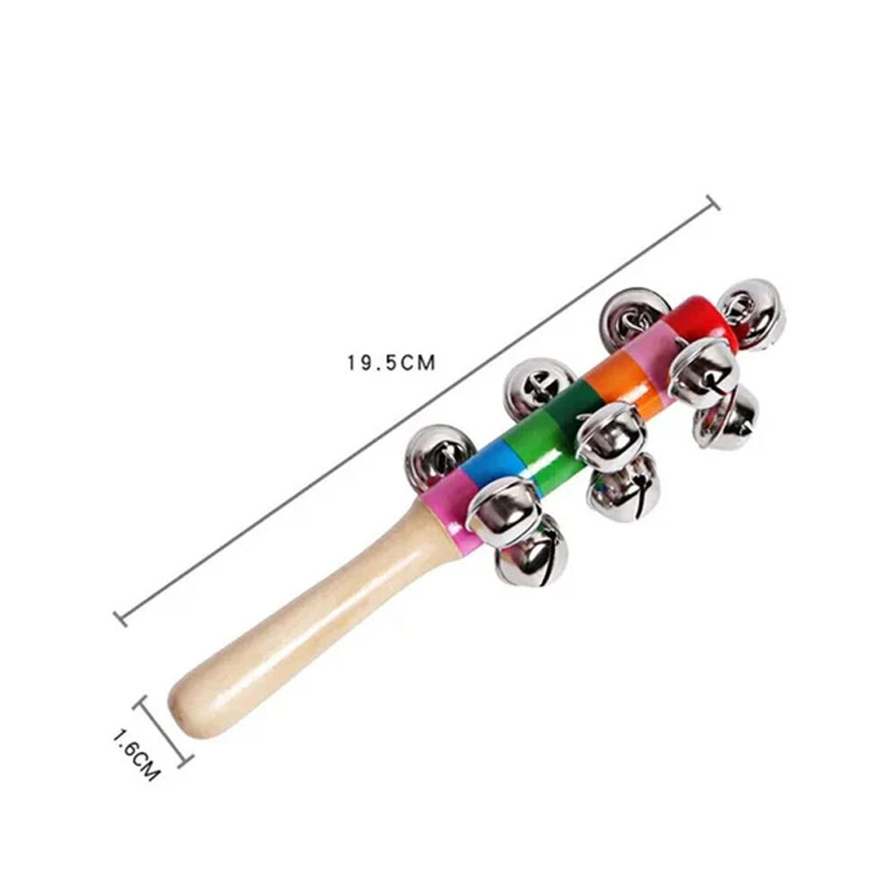 Cascabel Para Ni&ntilde;os Juguete Musical De Ritmo Mango Madera image number 2.0