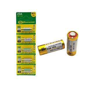 Pilas Alcalina Flycat L1028 23a N21 Vr22 12 V Tira 5 Uni Larga Duraci&oacute;n Extra Dutty Pila Para Reloj, Calculadoras, Aparatos Varios