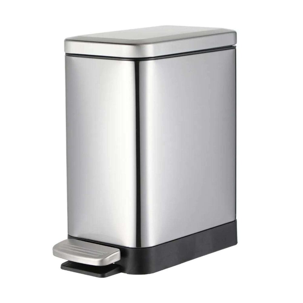 Basurero Con Pedal Acero Inox. 15 Lt image number 0.0