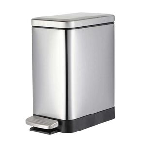 Basurero Con Pedal Acero Inox. 15 Lt