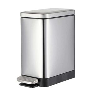 Basurero Con Pedal Acero Inox. 15 Lt