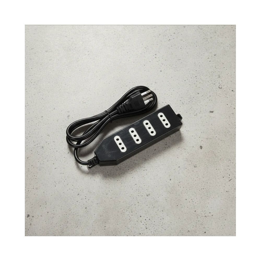 Alargador Zapatilla 4 Tomas 1,5m Negro image number 4.0