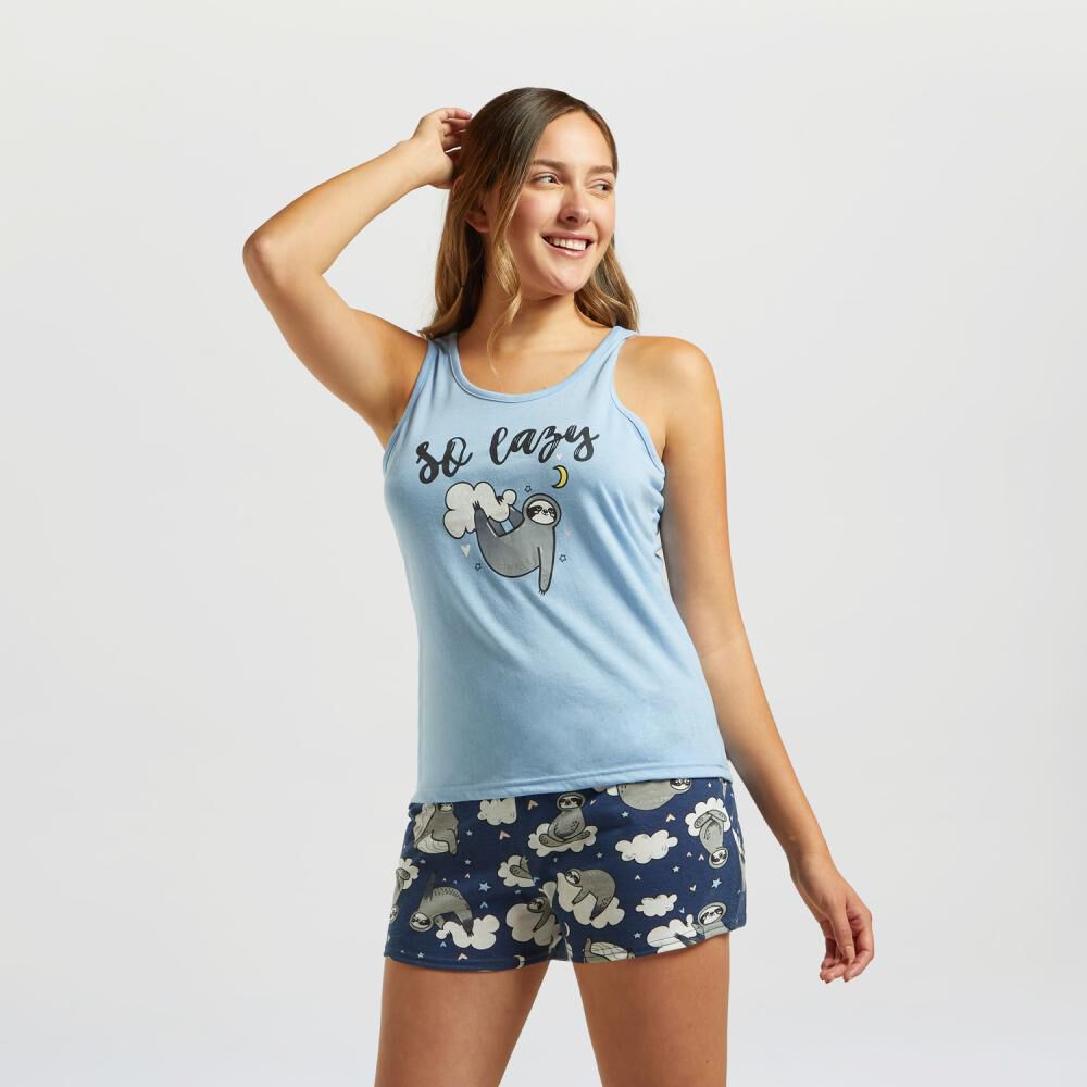 Pijama Sin Mangas Mujer Freedom image number 2.0