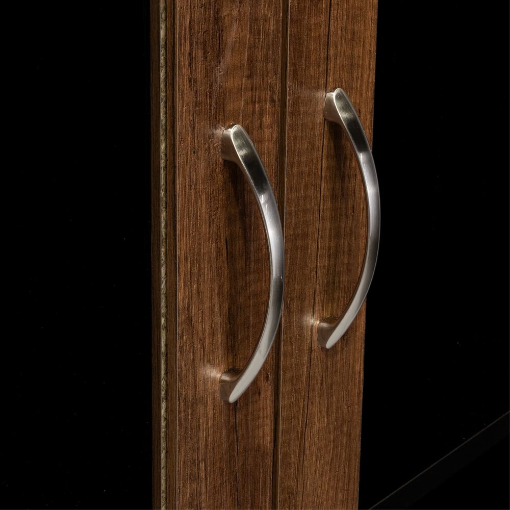 Vitrina 2 Cajones 2 Puertas Fm-001o - Caf&eacute; Oscuro Y Negro image number 5.0